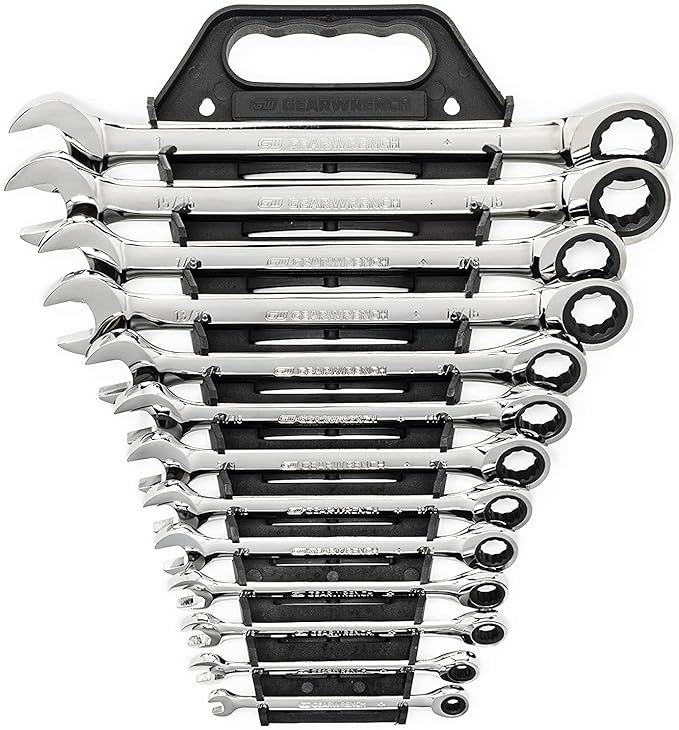 GEARWRENCH 13 Piece 12 Point Ratcheting Combination Wrench Set SAE | 9312